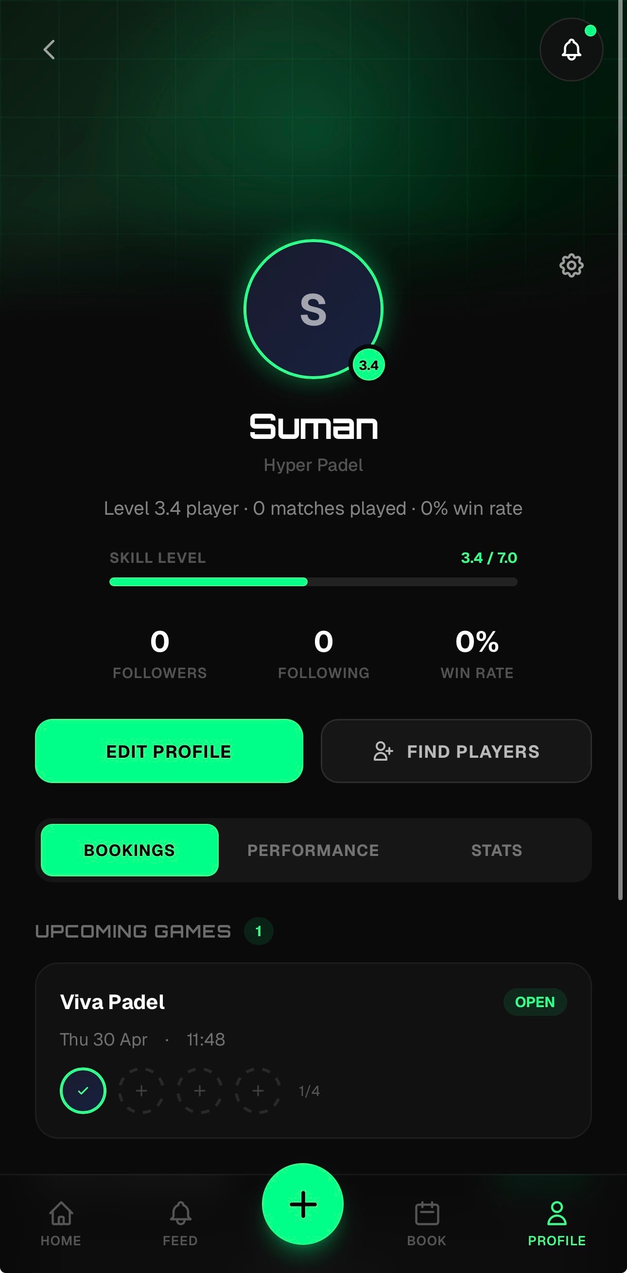 Hyper Padel Screen 5